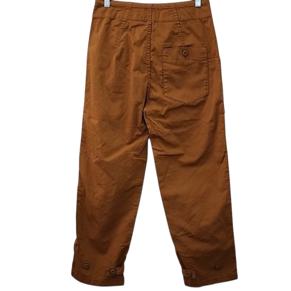 Currently Elliott 98% Cotton Brown Cargo Women's Pants Size 26 - Picture 3 of 16